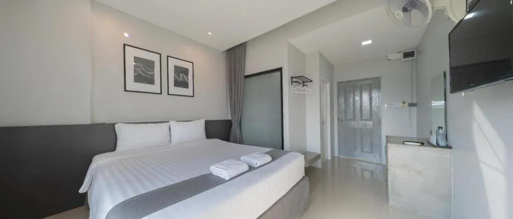 Bed in C2U Hotel Uthai Thani