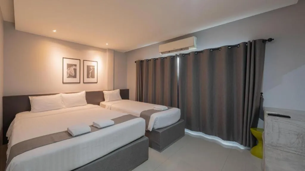 Bed in C2U Hotel Uthai Thani