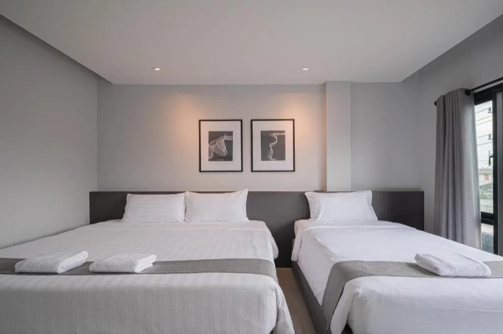 Bed in C2U Hotel Uthai Thani