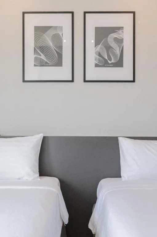 Bed in C2U Hotel Uthai Thani