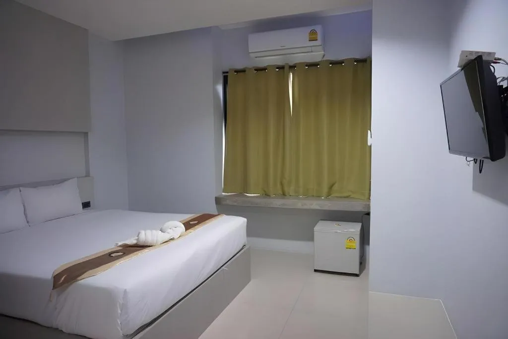 Bed in C2U Hotel Uthai Thani
