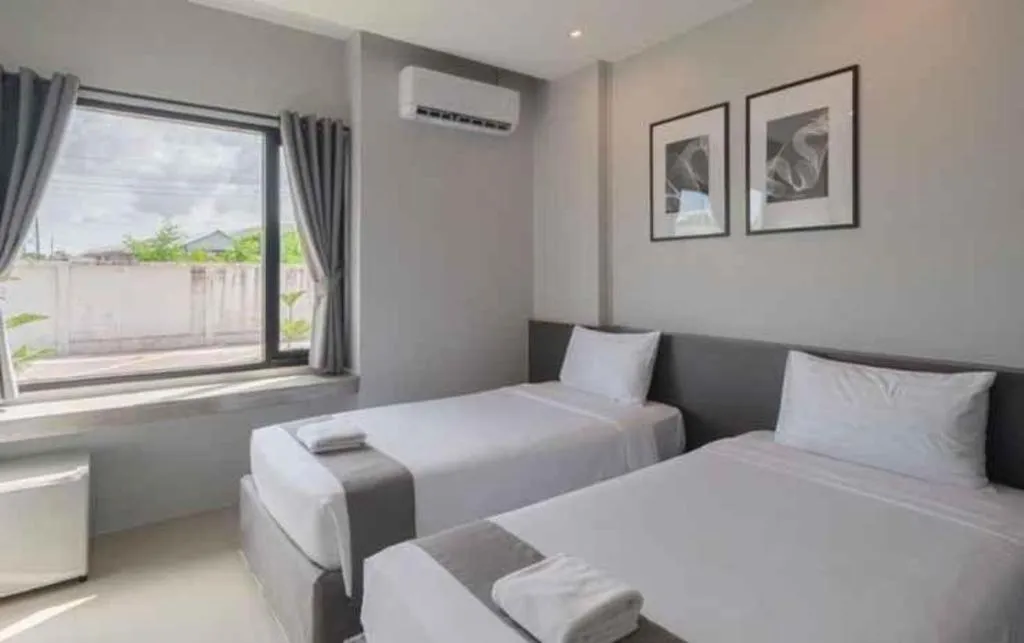 Bed in C2U Hotel Uthai Thani