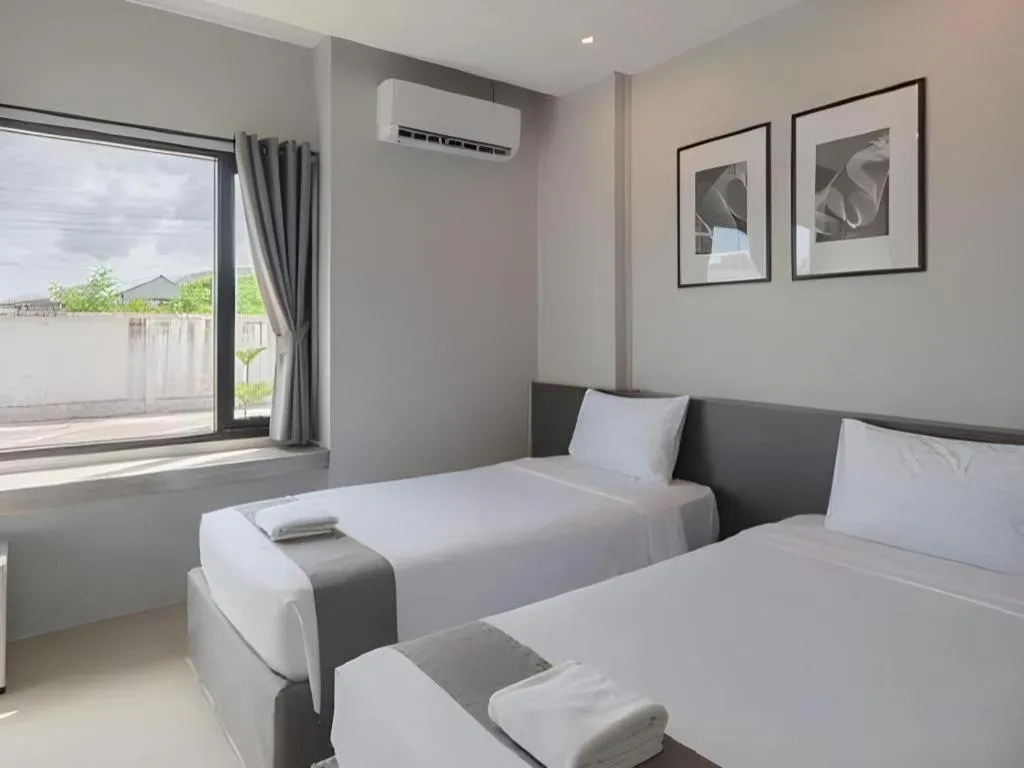 Bed in C2U Hotel Uthai Thani