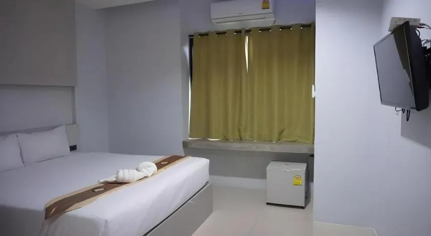 Bed in C2U Hotel Uthai Thani