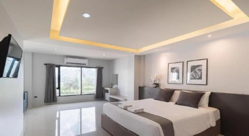 Bed in C2U Hotel Uthai Thani