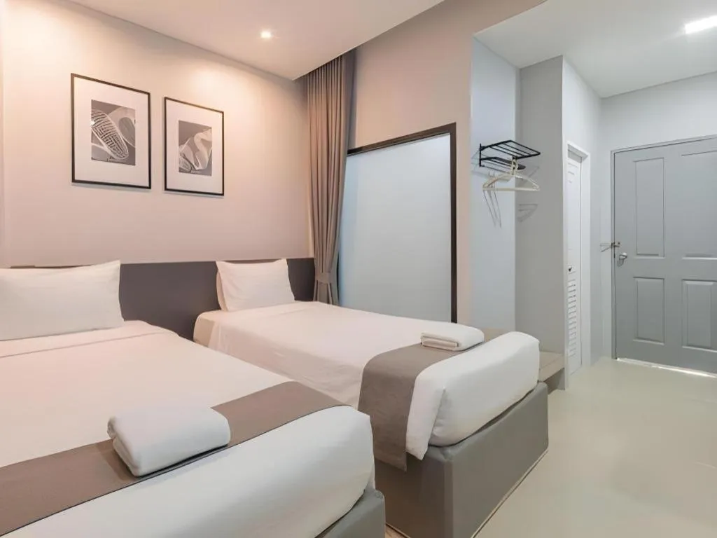 Bed in C2U Hotel Uthai Thani