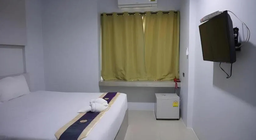 Bed in C2U Hotel Uthai Thani