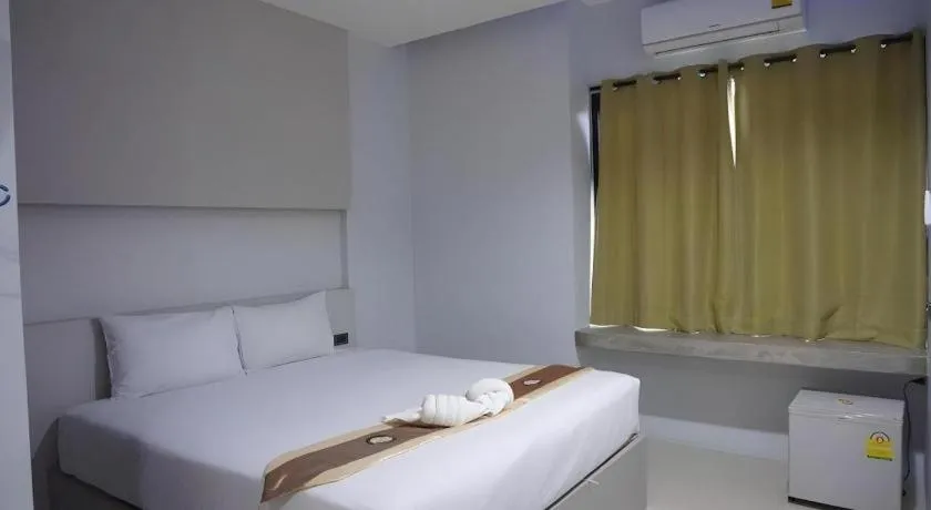 Bed in C2U Hotel Uthai Thani