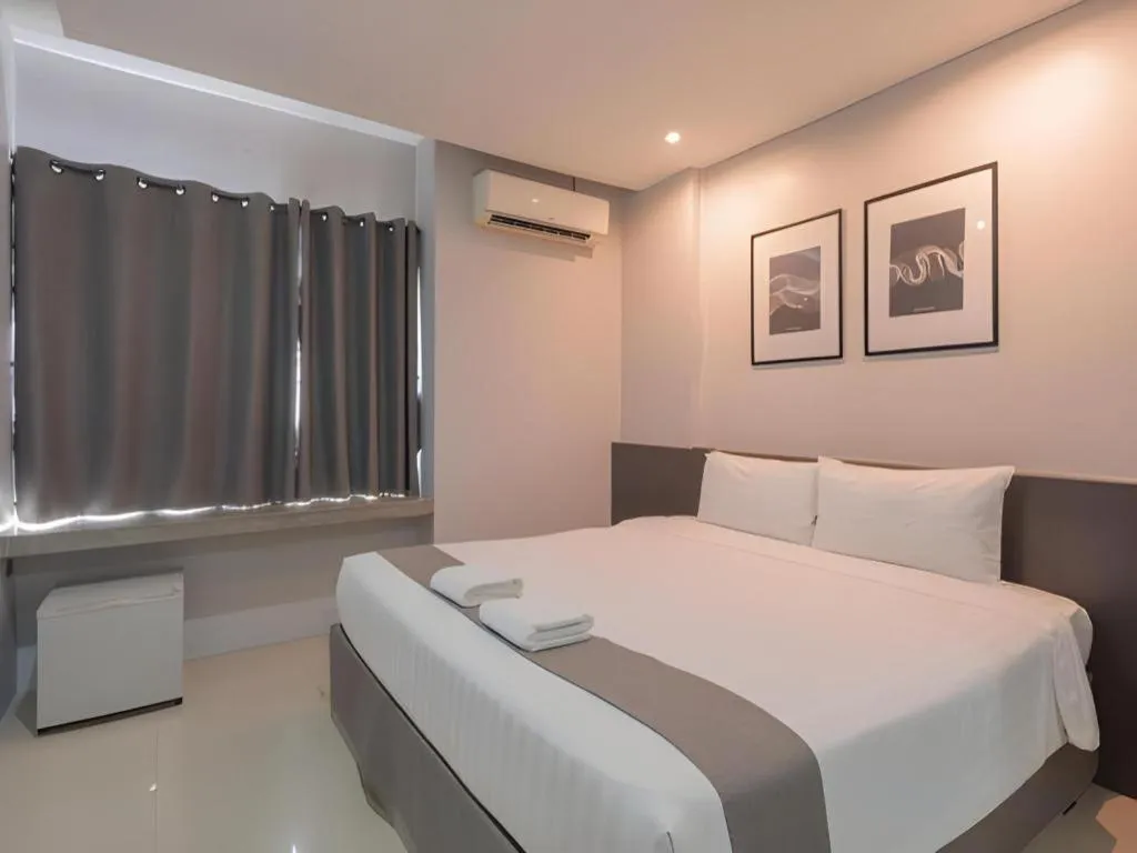 Bed in C2U Hotel Uthai Thani