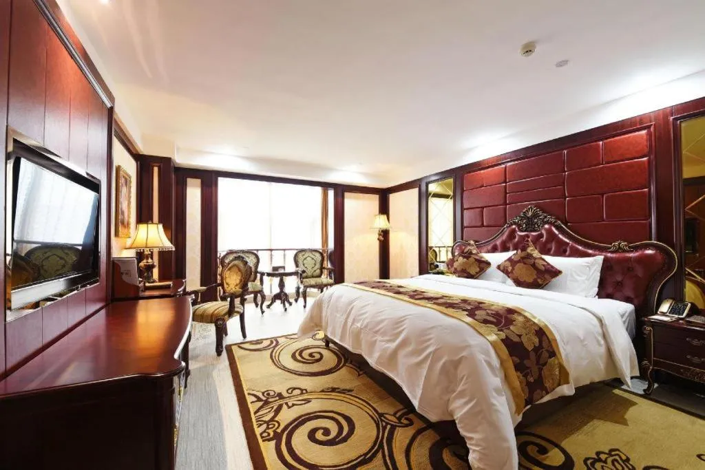 Bed in Wanjiale International Hotel