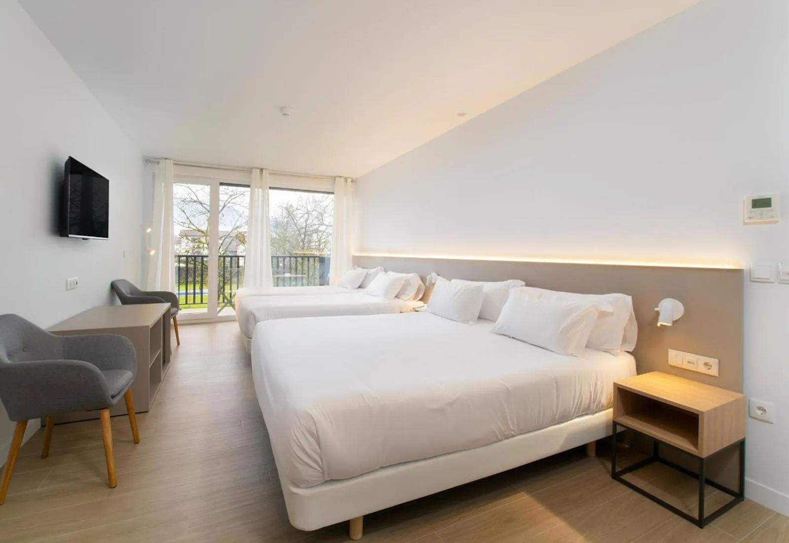 Bed in Hotel Trinkete