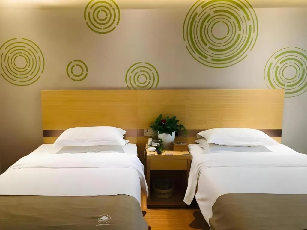 Bed in GreenTree Inn Heze Danxian Shangmaocheng Business Branch