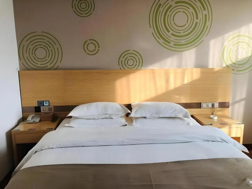 Bed in GreenTree Inn Heze Danxian Shangmaocheng Business Branch