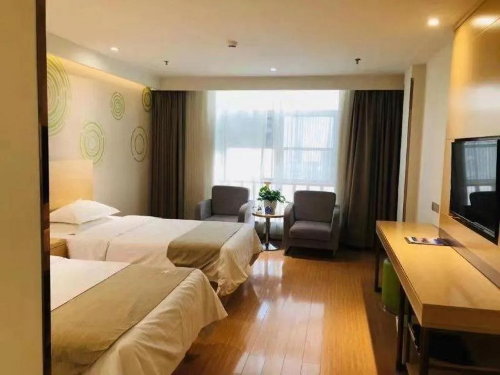 Bed in GreenTree Inn Heze Danxian Shangmaocheng Business Branch