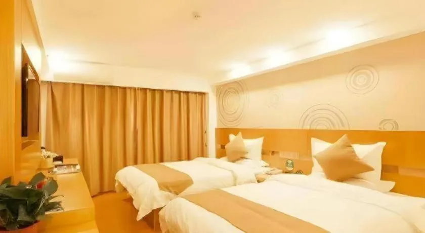 Bed in GreenTree Inn Heze Danxian Shangmaocheng Business Branch