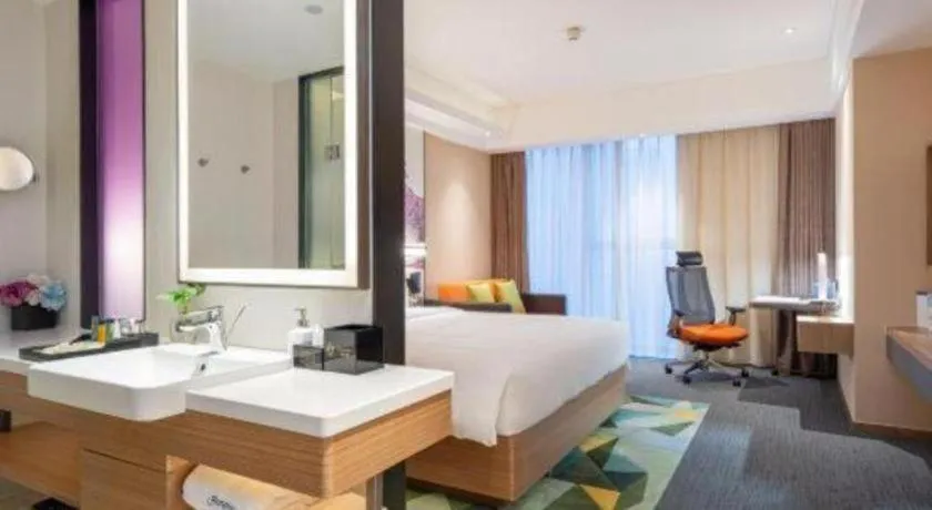 Bed in Hampton by Hilton Suzhou XiangCheng