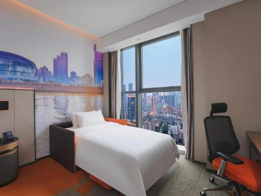 Bed in Hampton by Hilton Suzhou XiangCheng