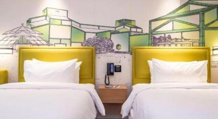 Bed in Hampton by Hilton Suzhou XiangCheng
