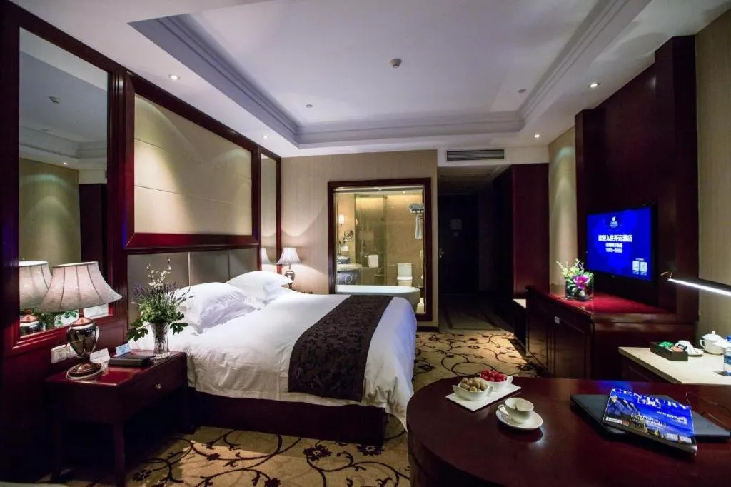 Bed in Taishun Xiangzhou New Century Hotel