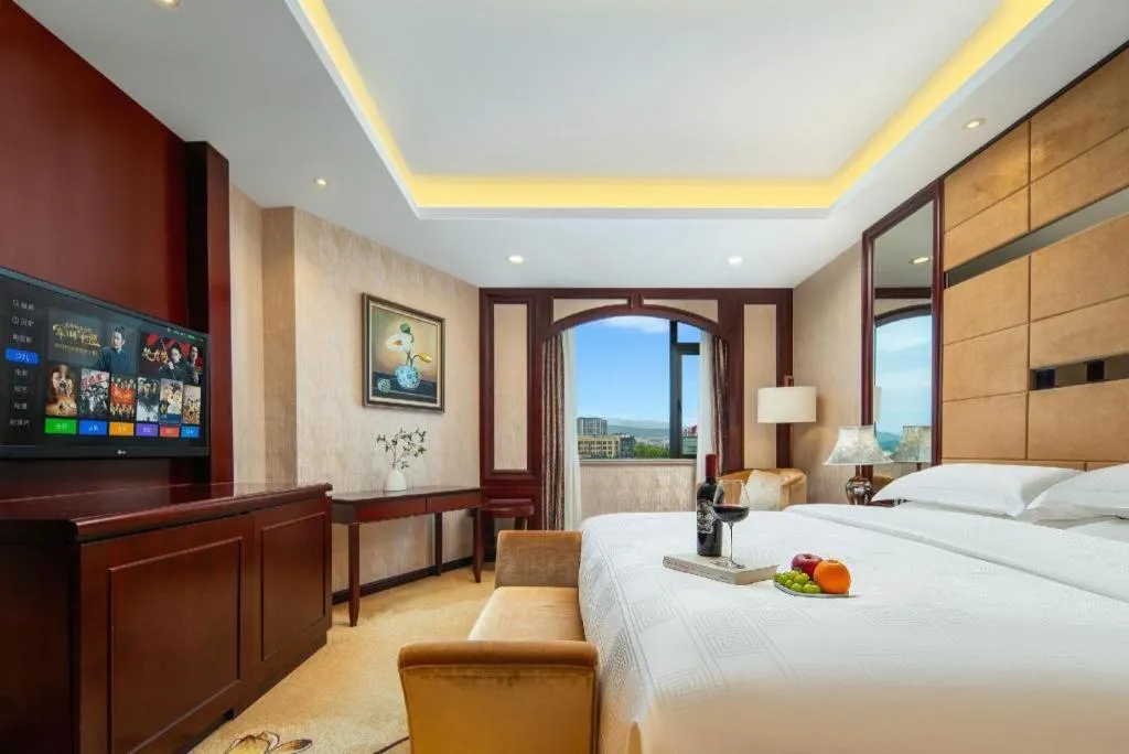 Bed in Taishun Xiangzhou New Century Hotel