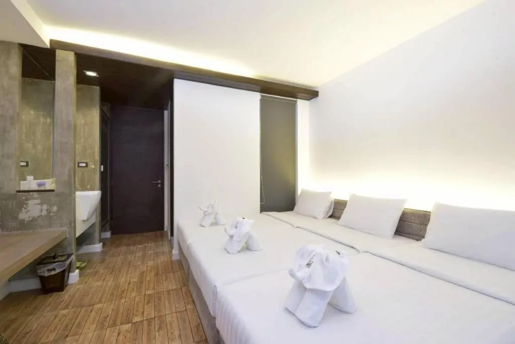 Bed in The Bangkok Venice Suite