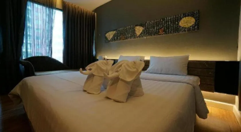 Bed in The Bangkok Venice Suite