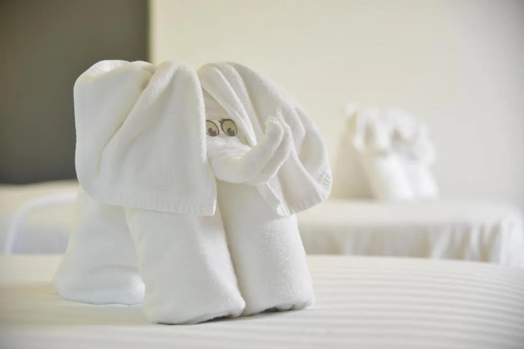 Bed in The Bangkok Venice Suite