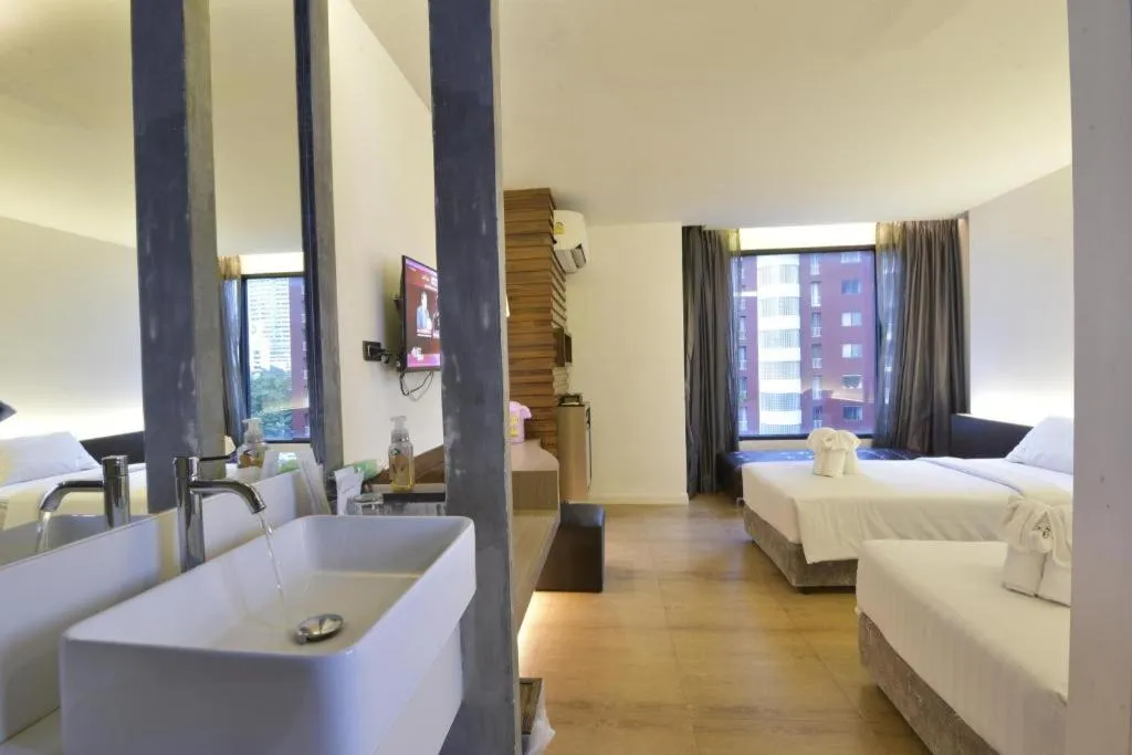 Bed in The Bangkok Venice Suite