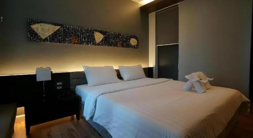 Bed in The Bangkok Venice Suite