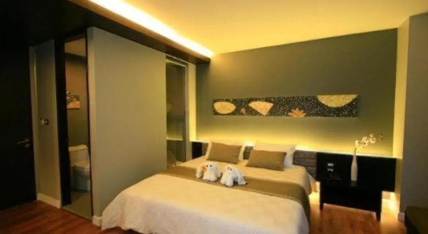 Bed in The Bangkok Venice Suite