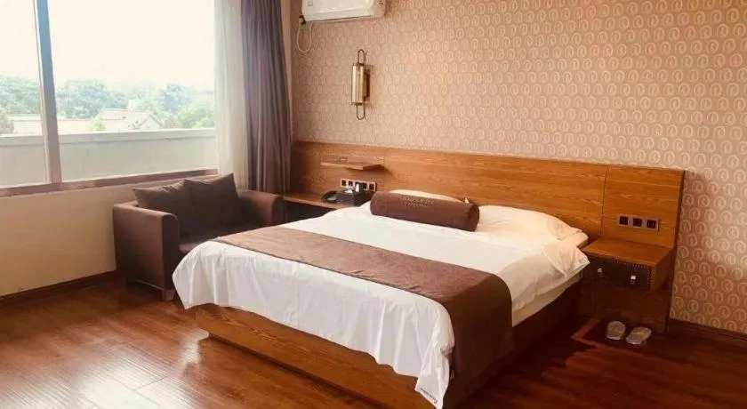 Bed in James Joyce Coffetel Qufu Tourist Center Gulou Street Sankong Scenic Spot