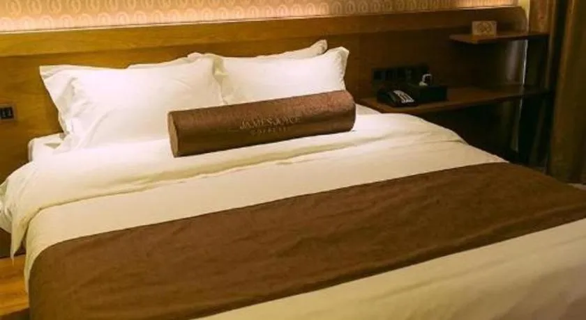 Bed in James Joyce Coffetel Qufu Tourist Center Gulou Street Sankong Scenic Spot