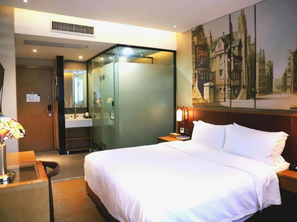 Bed in James Joyce Coffetel Guangzhou Dongxiaonan Metro Station Branch