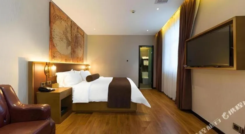 Bed in James Joyce Coffetel Guangzhou Dongxiaonan Metro Station Branch