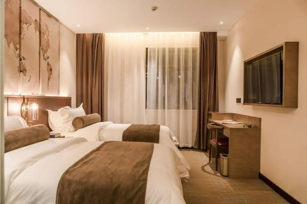 Bed in James Joyce Coffetel Guangzhou Dongxiaonan Metro Station Branch