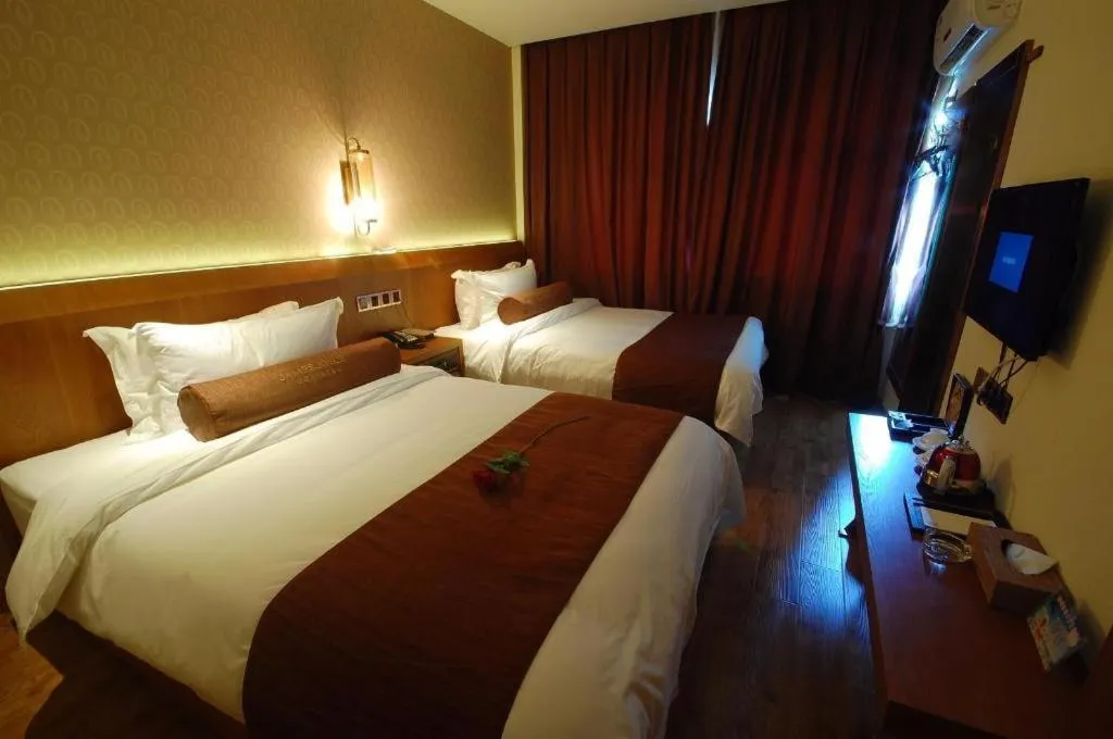 Bed in James Joyce Coffetel Lushan Scenic Spot Guling Street Branch