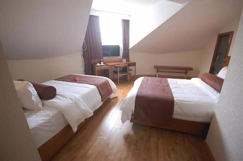 Bed in James Joyce Coffetel Lushan Scenic Spot Guling Street Branch