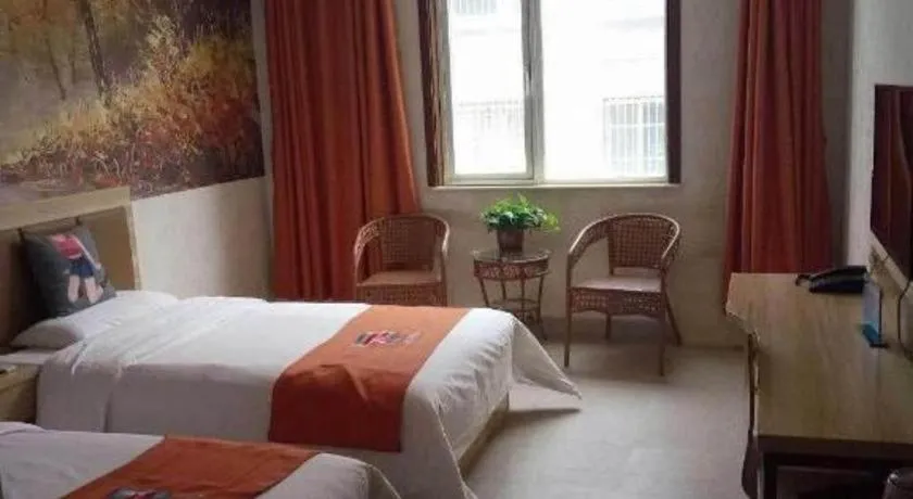 Bed in PAI Hotel Beijing Capital International Airport Linhe Development Zone