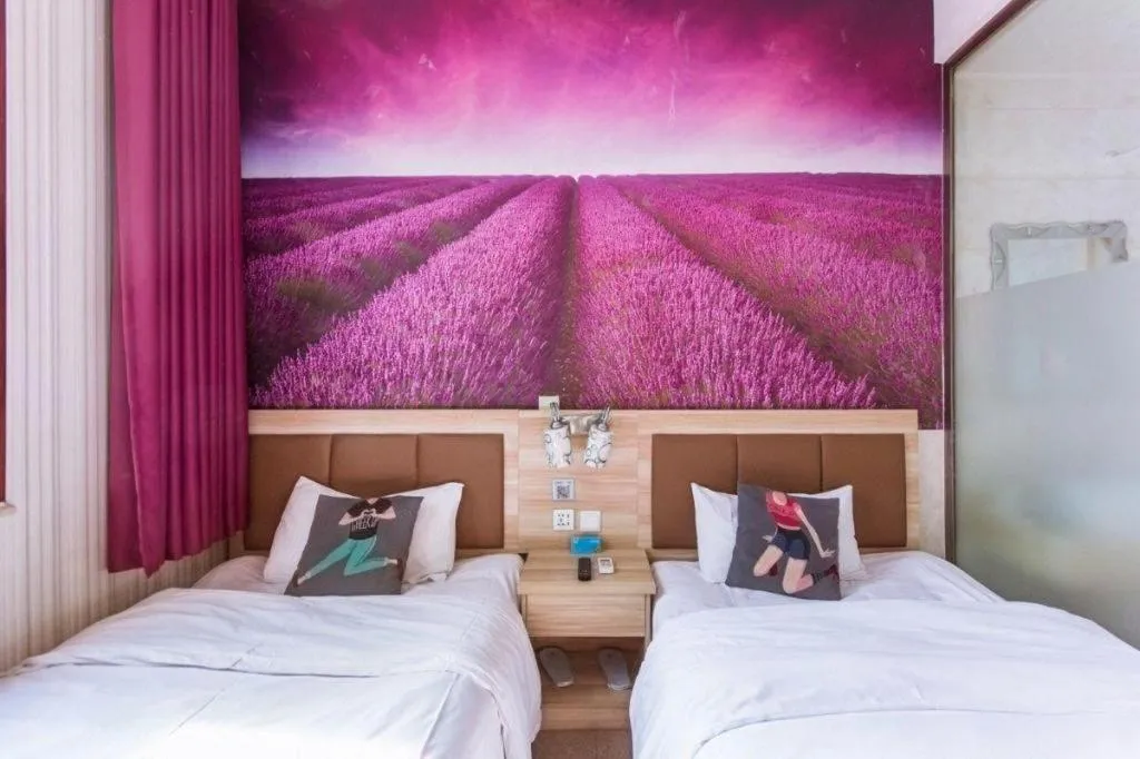 Bed in PAI Hotel Beijing Capital International Airport Linhe Development Zone