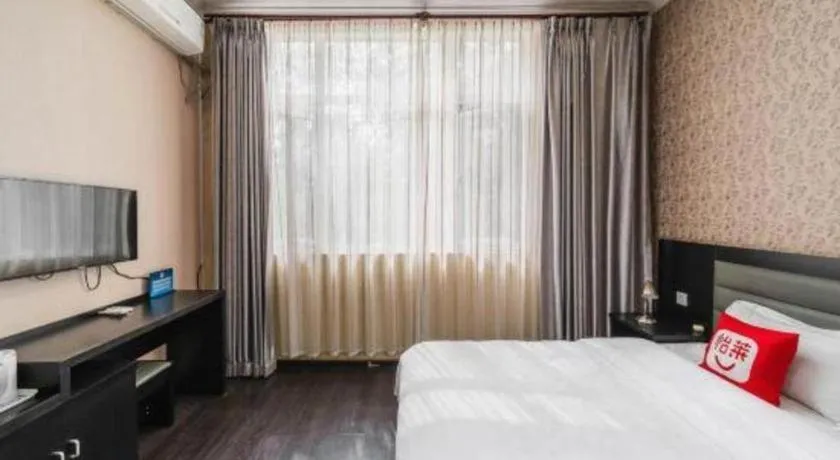 Bed in PAI Hotel Beijing Capital International Airport Linhe Development Zone