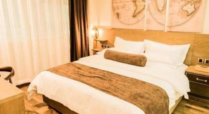 Bed in James Joyce Coffetel Baoding Railway Station