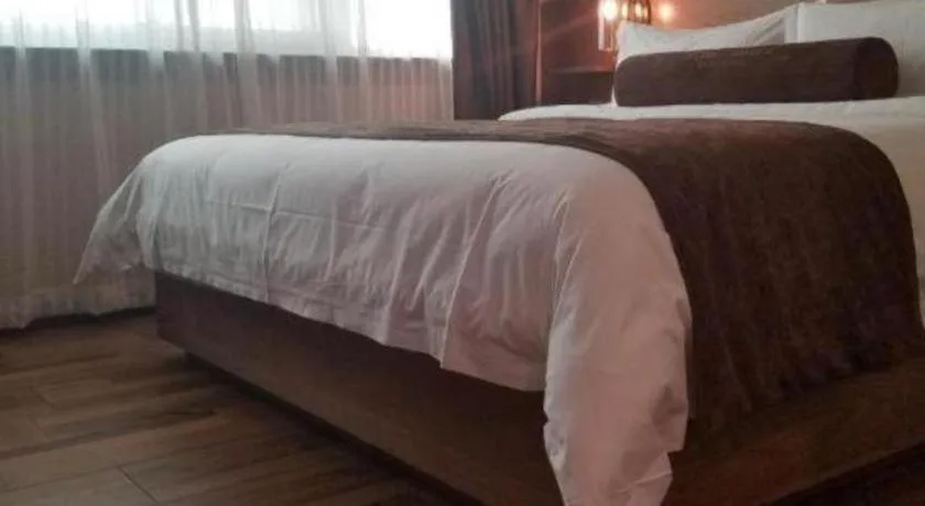 Bed in James Joyce Coffetel Baoding Railway Station