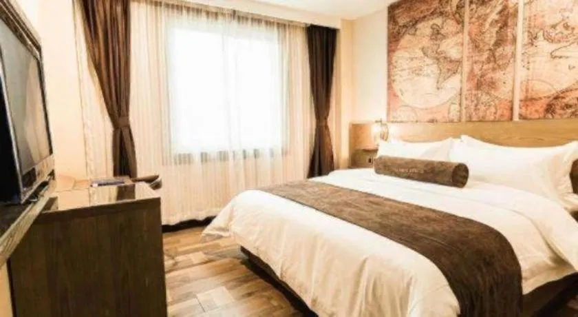 Bed in James Joyce Coffetel Baoding Railway Station