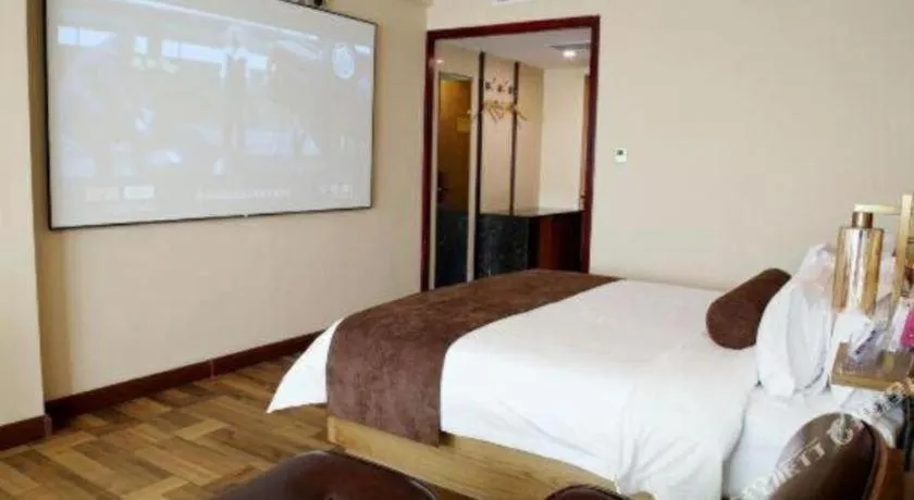 Bed in James Joyce Coffetel Baoding Railway Station