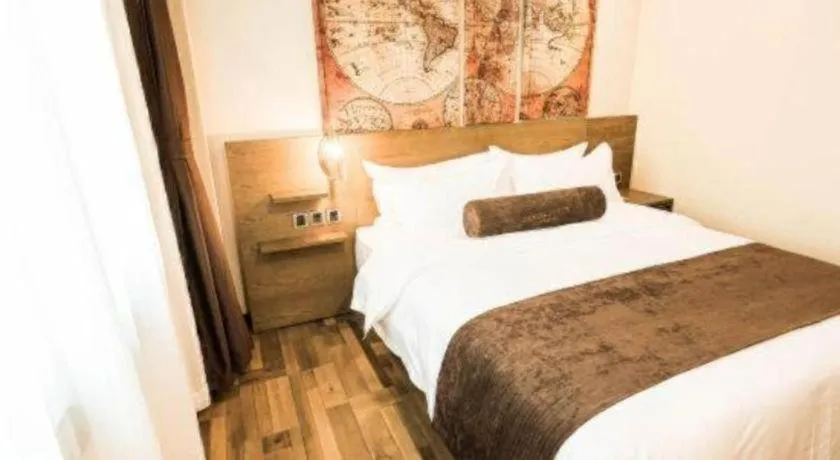 Bed in James Joyce Coffetel Baoding Railway Station