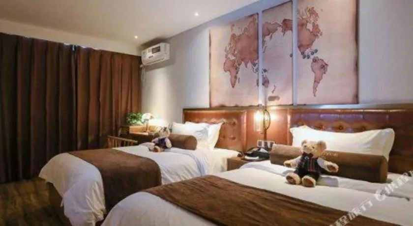 Bed in James Joyce Coffetel Nanchang West Station Nanchang University