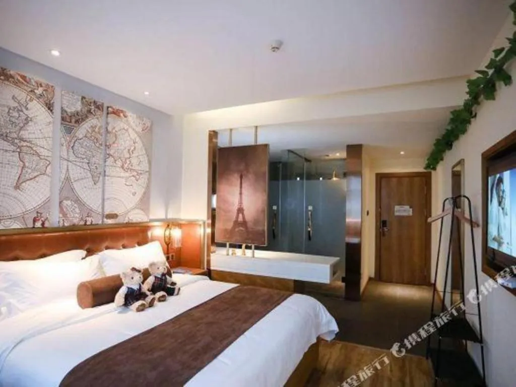 Bed in James Joyce Coffetel Nanchang West Station Nanchang University