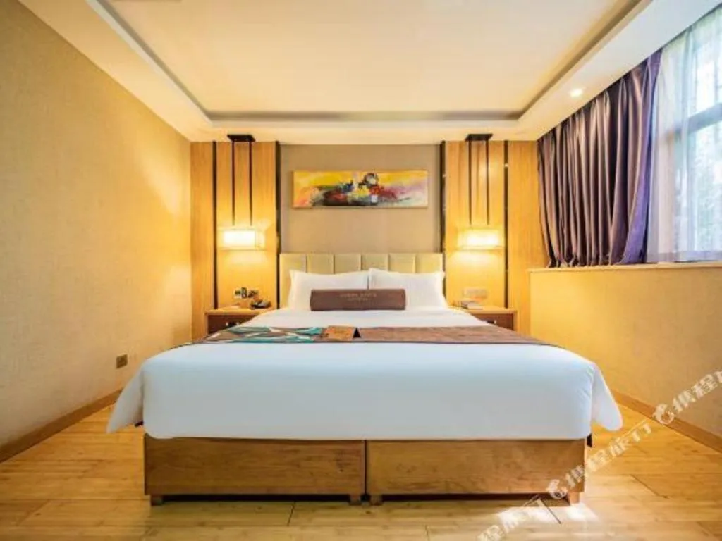 Bed in James Joyce Coffetel Xi'an Laochenggen Hongmiaopo Metro Station