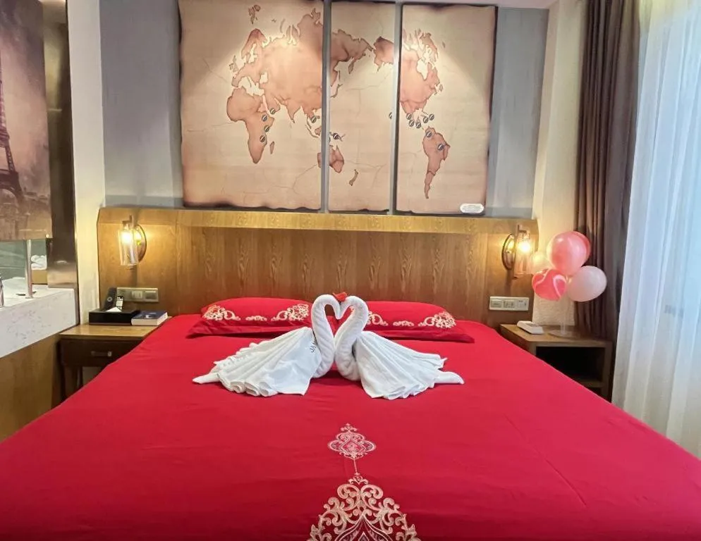 Bed in James Joyce Coffetel Shijiazhuang Century Park Shiji Huamao