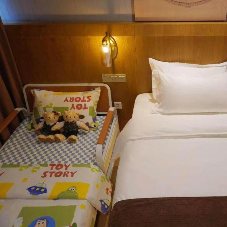 Bed in James Joyce Coffetel Shijiazhuang Century Park Shiji Huamao